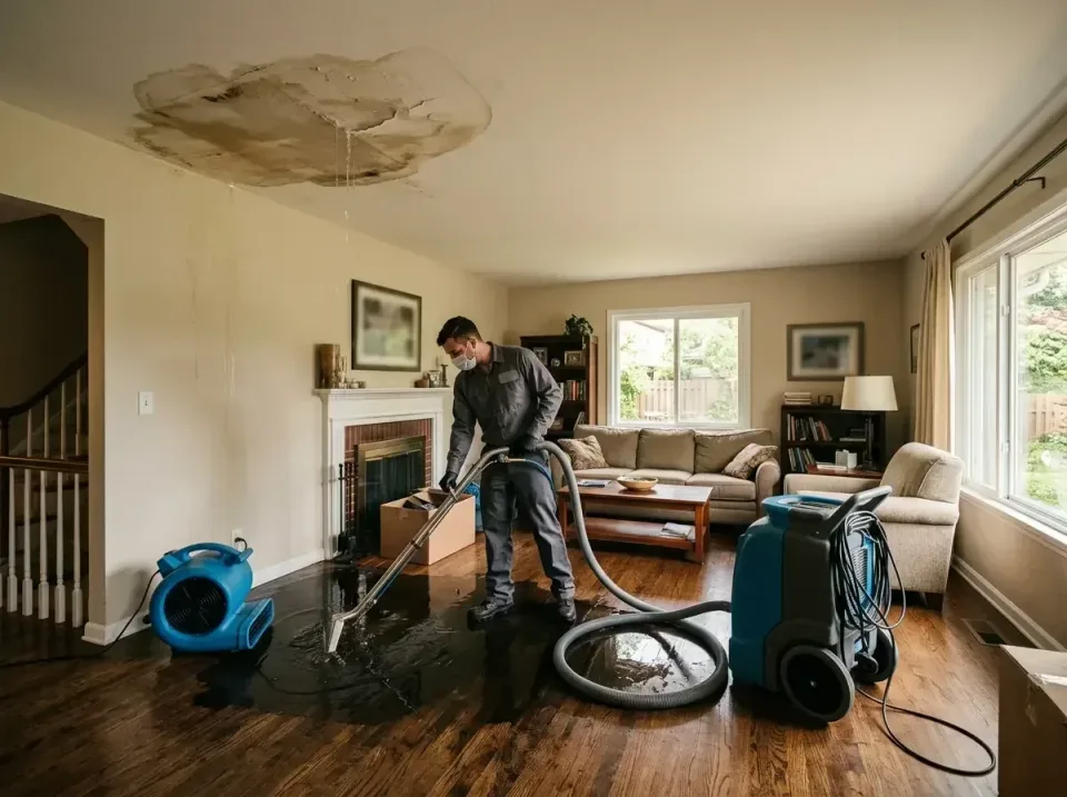 attic-pipe-burst-ceiling-drip-008 — frequently asked questions, Water Damage Restoration & Carpet Care in Southchase, FL